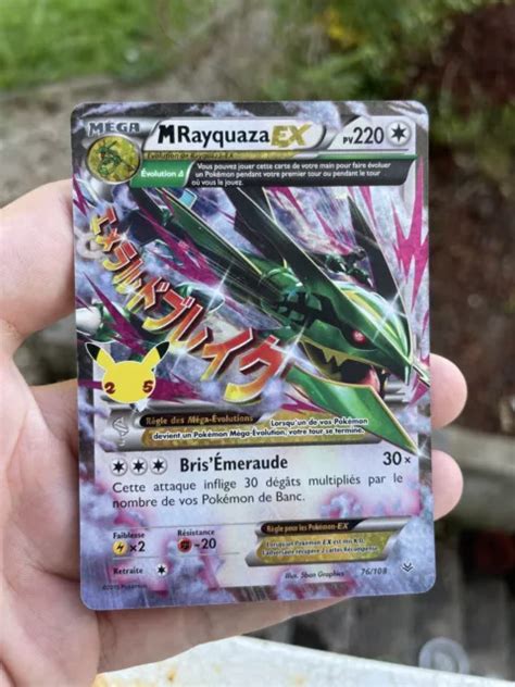 CARTE POKÉMON Méga Rayquaza EX 76 108 Célébrations EUR 50 00