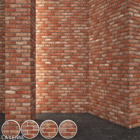 Vandersanden Brick Cayenne Texture Cgtrader