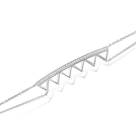 Bracelet Argent Multi Triangles Kebijoox Bijouterie En Ligne