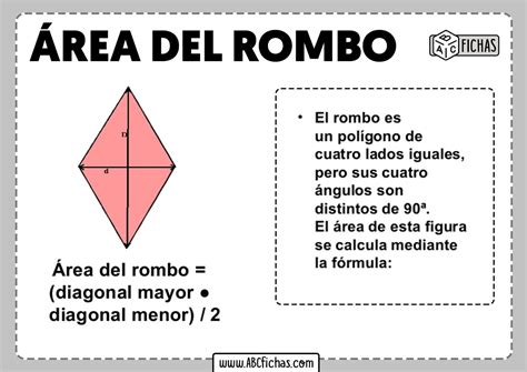 Resuelve tus problemas geométricos con la fórmula del rombo