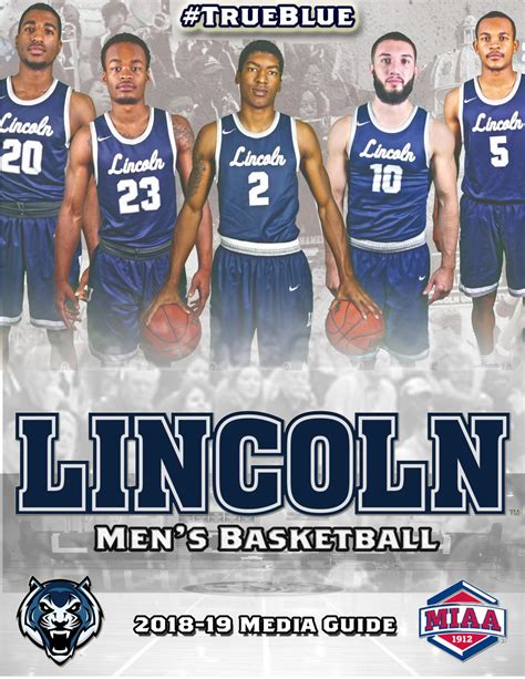 2018 19 Lincoln Men S Basketball Media Guide By Lincoln University Blue