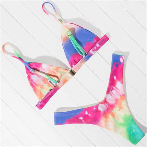 MAILLOT DE BAIN OMKAGI Bikini brésilien Floral maillot de bain Sexy