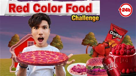 I Only Ate Red Colour Food For Hours Yummy Youtube