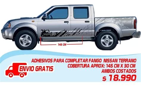 Kit Adhesivos Para Completar Fango Barro Nissan Terrano Cuotas Sin