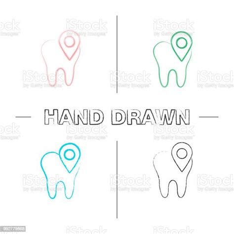 치과 위치 아이콘 건강관리와 의술에 대한 스톡 벡터 아트 및 기타 이미지 건강관리와 의술 그리기 내비게이션 Istock