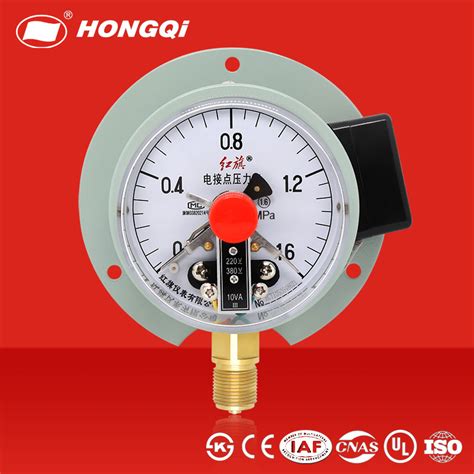 Hongqi Yxc 100 Magnetic Electric Contact Pressure Gauge With Front