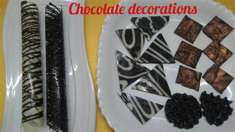 Chocolate Decorations For Cakes And Puddings Chocolate Decor Ideashow