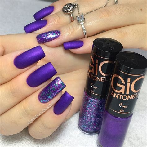 31 Fotos De Unhas Decoradas Esmalte Roxo