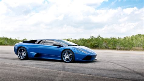 Sfondi Strada Blu Lamborghini Gallardo Auto Sportiva Macchina Di