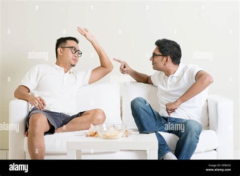 Two Men Arguing Stock Photo Alamy