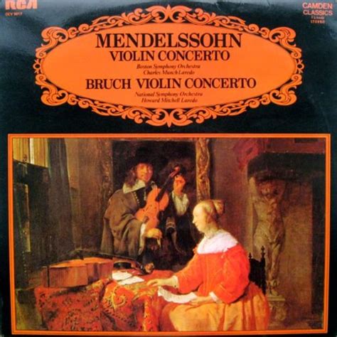 Mendelssohn Bruch Boston Symphony Orchestra Charles Munch Jaime