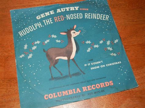 Album covers, Rudolph the red, Red nosed reindeer