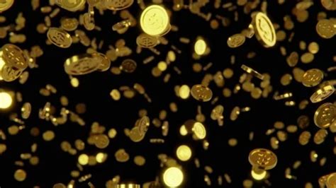 Gold coin animation. Abstract motion bac... | Stock Video | Pond5