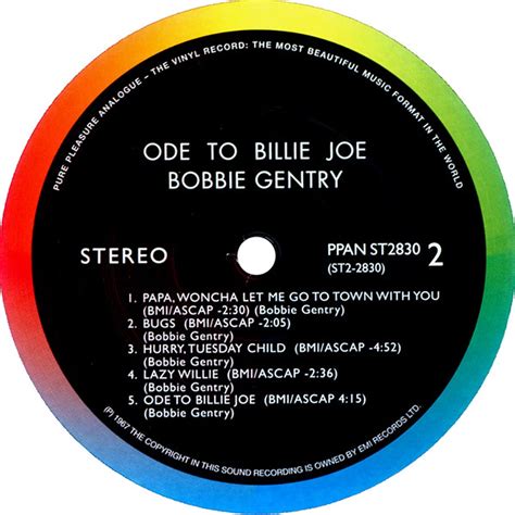 Bobbie Gentry Ode To Billie Joe Vinyl Lp 2010 Uk Reissue Hhv