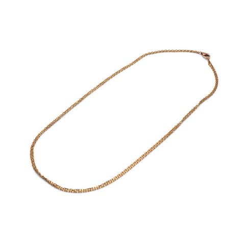 Cartier Rose Gold Chain Necklace At 1stdibs