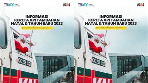 Kai Berikan Kereta Api Tambahan Untuk Libur Nataru Ini Daftar Dan