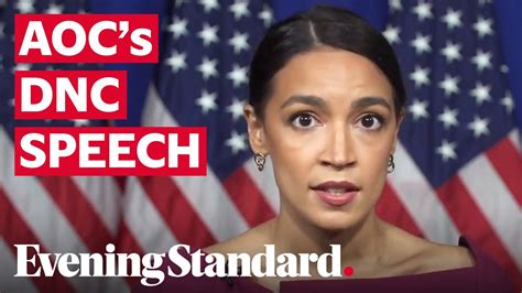 Alexandria Ocasio Cortez Delivers Powerful Speech At The Democratic