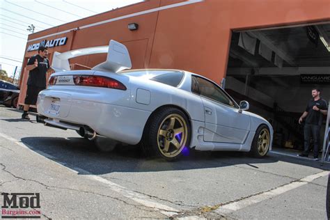 Rare Modded Mitsubishi 3000gt Vr4 Gets Gold Wheels