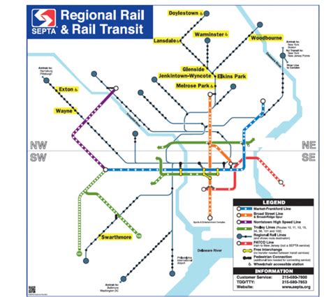 Septa Regional Rail Map – Map Of The World