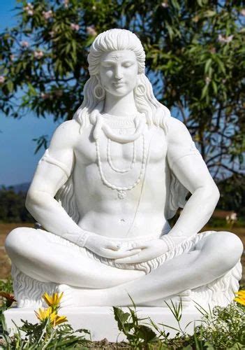 Painted Hindu Marble Lord Shiva Statue Temple At Rs 15000 In Alwar