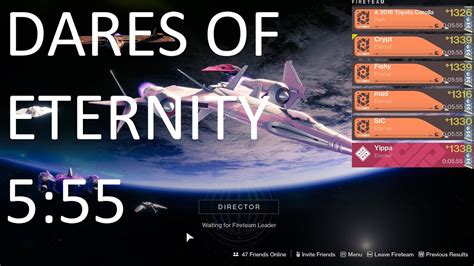 Destiny 2 Dares Of Eternity 5 55 Former WR YouTube