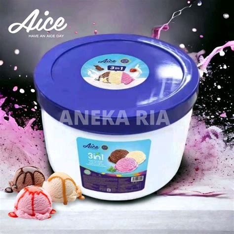 Jual Aice In Bucket Ice Cream Es Krim Aice Rasa Kemasan Ember