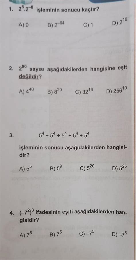 Bu Sorulari Yapar Misiniz Eodev