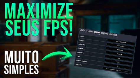 MAXIMIZE SEUS FPS NO RAINBOW SIX YouTube