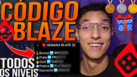 DIA 3 BLAZE NOVO CÓDIGO PROMOCIONAL BLAZE para BRONZE e TODOS NÍVEIS