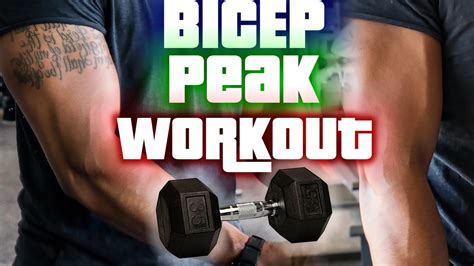 Bicep Peak Workout With Dumbbells Killer Exercises For Crazy Bicep