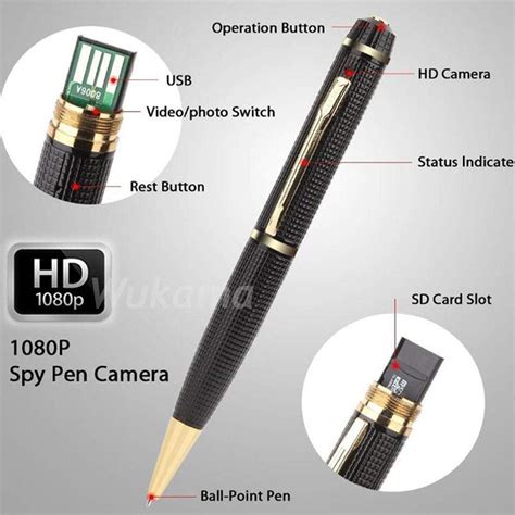 camera hd p hidden camera  portable multifunctional writing