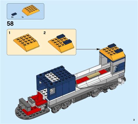 Lego Instructions For Set 60197 Passenger Train City Trains