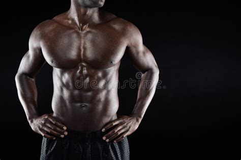 13052 Muscular Shirtless Black Man Stock Photos Free And Royalty Free