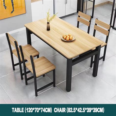 Ramey Dining Table Set With 4 Chair For Living Room Or Restaurant14