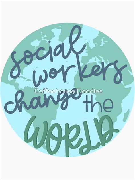 Social Workers Sticker For Sale By Liz152 Redbubble