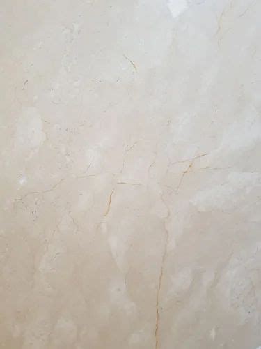 Malani Marbles Hone Finish Beige Imported Marble Slab Thickness 18