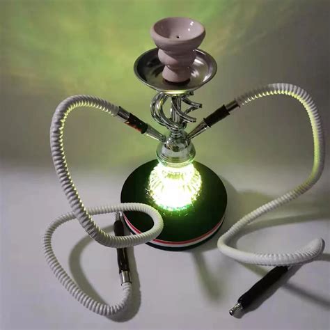 Portable Shisha Rgb 16 Colors Led Light Base Chicha Narguile Hookah Accessories Festive Party