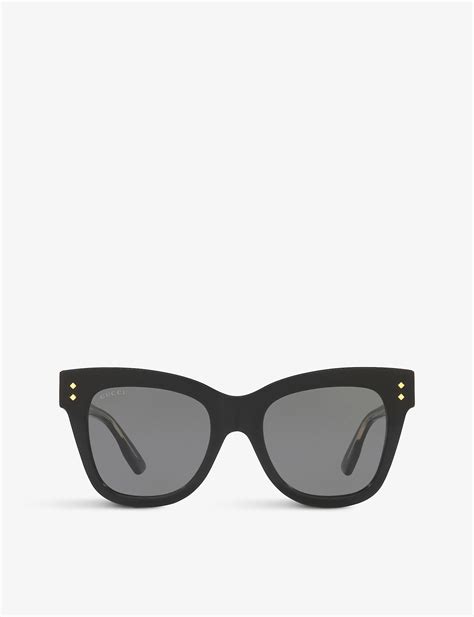 Gucci GG1082S Cat Eye Acetate Sunglasses In Black Lyst Canada