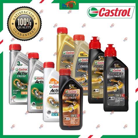 Castrol T Original Malaysia Engine Oil Motorcycle Minyak Hitam