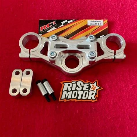 Jual Segitiga Atas Ninja R Triple Clamp Rc Silver Di Lapak Perisai