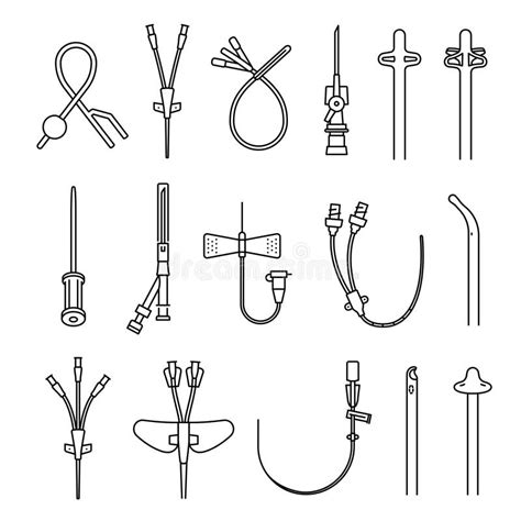 Catheter Line Stock Illustrations 230 Catheter Line Stock