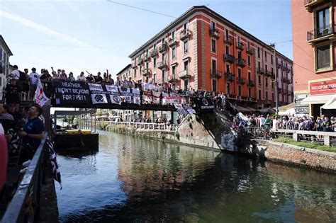 13 photos of NUFC fans taking over Milan ahead of tonight's Champions League opener - Chronicle Live