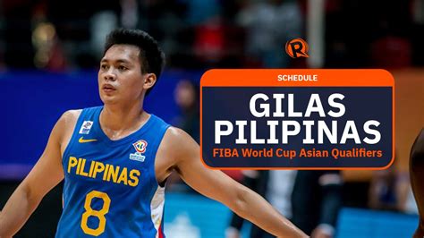 SCHEDULE: Gilas Pilipinas at FIBA World Cup Asian Qualifiers 2023