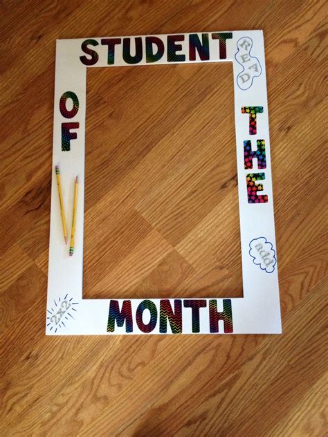 Cute Photo Frame For Student Of The Month Student Of The Month Star