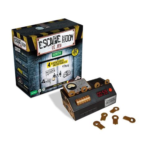 Coffret De 4 Jeux D Escape Game Identity Games Escape Room Aventures