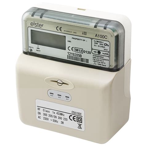 Elster A100C Electronic Single Phase Meter With Integrated RF Data