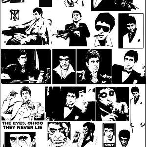 Svg File Scarface Svg File Mega Pack Tony Montana Cricut Vector