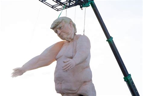 Foot Nude Statue Of Trump Near Las Vegas Interstate Called Deplorable