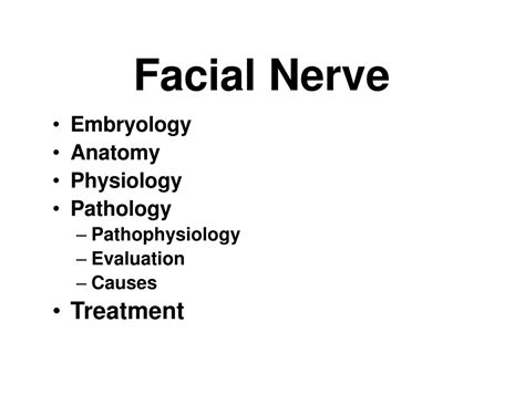 Ppt Facial Nerve Powerpoint Presentation Free Download Id8932491