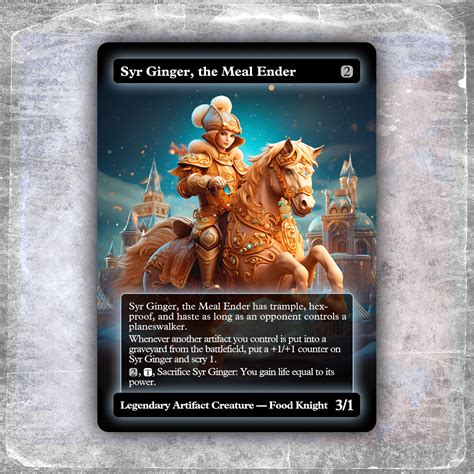 Syr Ginger The Meal Ender 2 Alternative Custom Art No Foil Hyperion